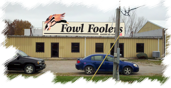 Fowl Foolers facility sign mock-up