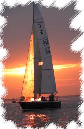 Sunset sail on Sandusky Bay in Sandusky, Ohio